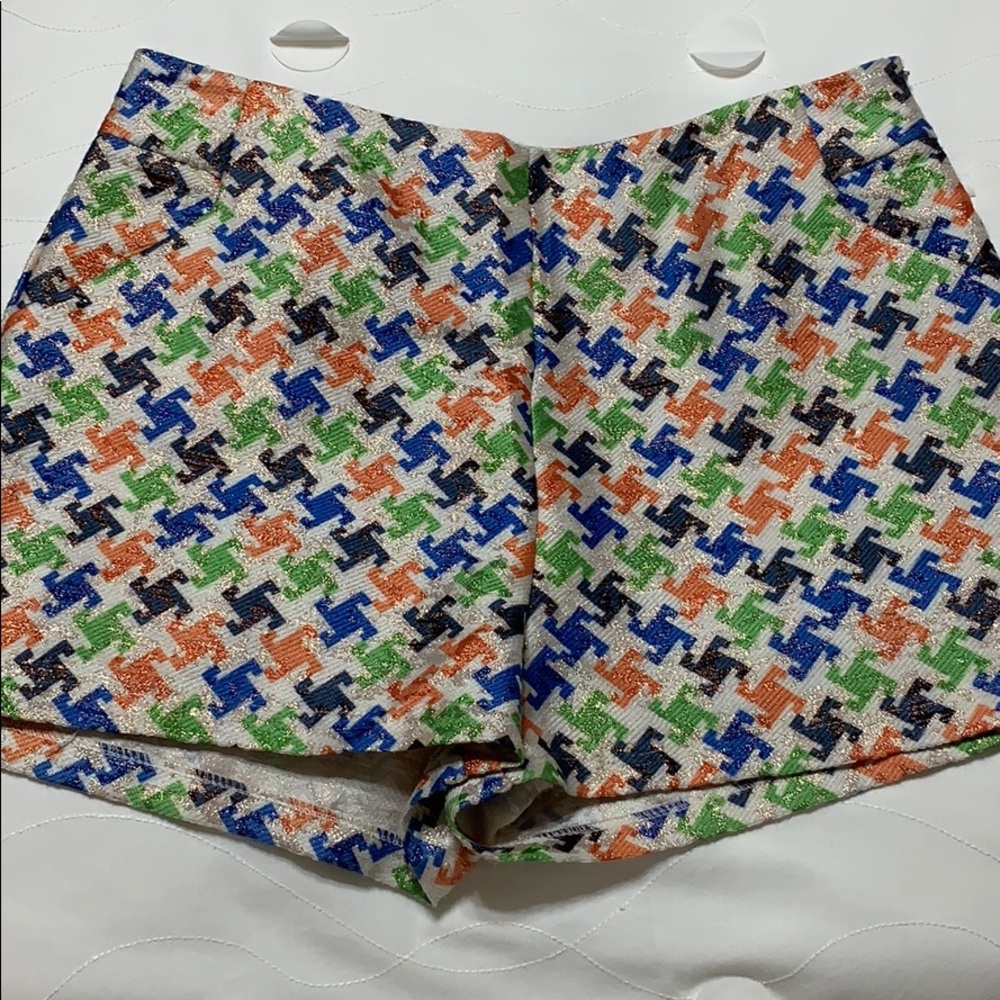 Sparkly print shorts